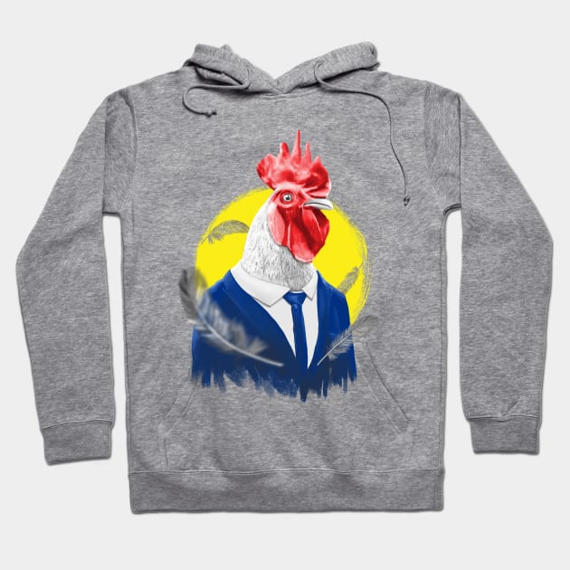 BUSINESS ROOSTER Hoodie by ismailkocabas